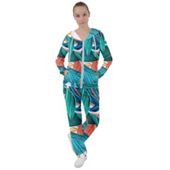 Leaves-3923413 Women s Tracksuit