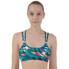 Leaves-3923413 Line Them Up Sports Bra by lipli