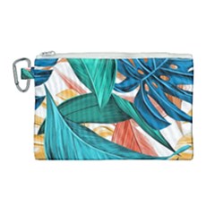 Leaves-3923413 Canvas Cosmetic Bag (large) by lipli