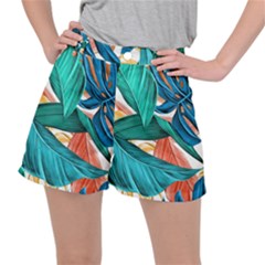 Leaves-3923413 Women s Ripstop Shorts