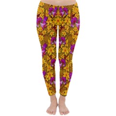 Blooming Flowers Of Orchid Paradise Classic Winter Leggings