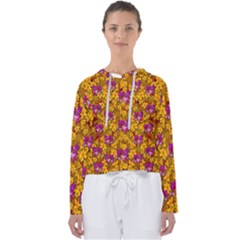 Blooming Flowers Of Orchid Paradise Women s Slouchy Sweat