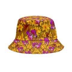 Blooming Flowers Of Orchid Paradise Inside Out Bucket Hat by pepitasart