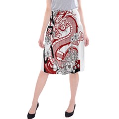 Dragon-6995594 Midi Beach Skirt by lipli