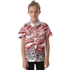 Dragon-6995594 Kids  Short Sleeve Shirt by lipli