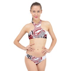 Dragon-6995594 High Neck Bikini Set by lipli