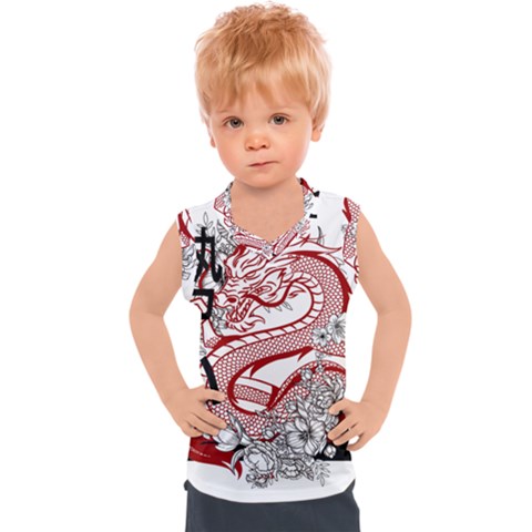 Dragon-6995594 Kids  Sport Tank Top by lipli