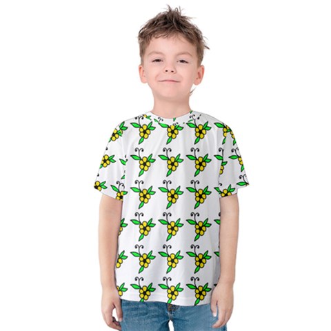 Pattern Design  Kids  Cotton T-shirt by lipli