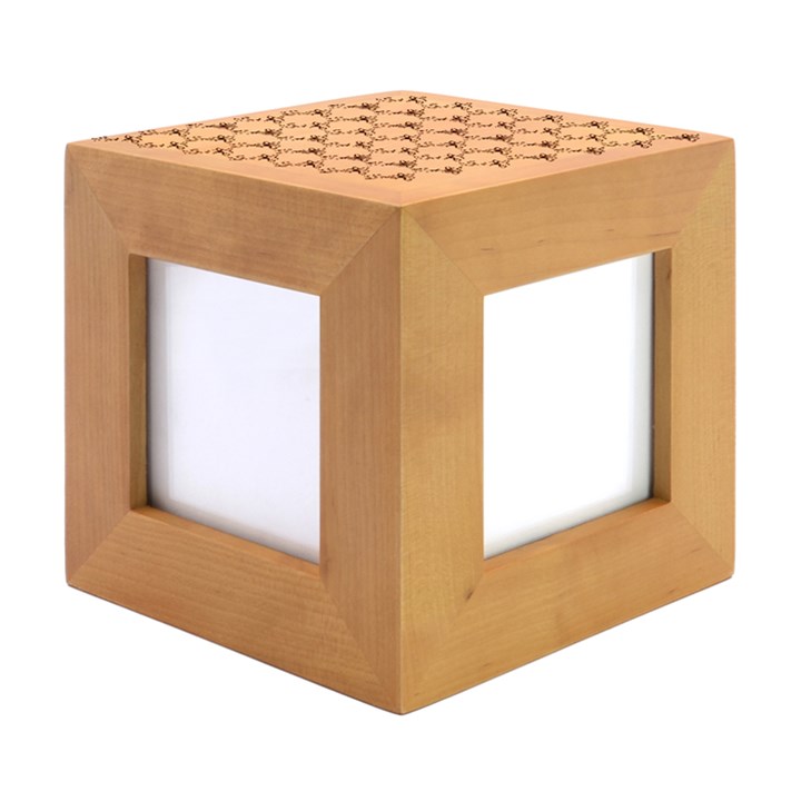 Pattern design  Wood Photo Frame Cube