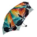 Starry Night Wanderlust: A Whimsical Adventure Mini Folding Umbrellas View2