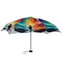 Starry Night Wanderlust: A Whimsical Adventure Mini Folding Umbrellas View3