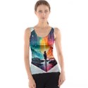 Starry Night Wanderlust: A Whimsical Adventure Women s Basic Tank Top View1