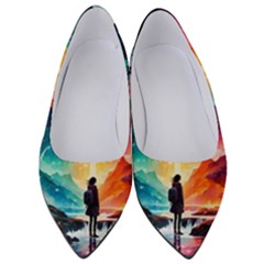 Starry Night Wanderlust: A Whimsical Adventure Women s Low Heels by stine1