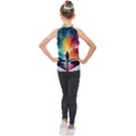 Starry Night Wanderlust: A Whimsical Adventure Kids  Sleeveless Polo T-Shirt View2