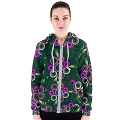 Floral-5522380 Women s Zipper Hoodie