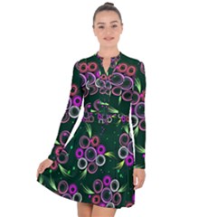 Floral-5522380 Long Sleeve Panel Dress by lipli