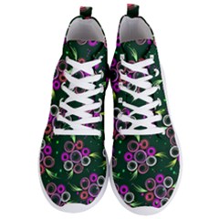 Floral-5522380 Men s Lightweight High Top Sneakers by lipli