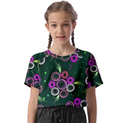 Floral-5522380 Kids  Basic T-shirt by lipli