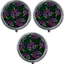 Floral-5522380 Mini Round Pill Box (Pack of 3) View1