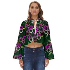 Floral-5522380 Boho Long Bell Sleeve Top