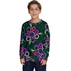 Floral-5522380 Kids  Crewneck Sweatshirt