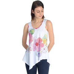 Flower-2342706 Sleeveless Tunic