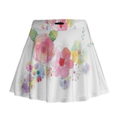 Flower-2342706 Mini Flare Skirt