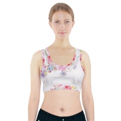 Flower-2342706 Sports Bra With Pocket by lipli