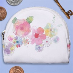 Flower-2342706 Horseshoe Style Canvas Pouch by lipli