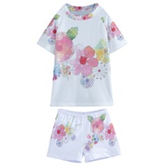 Flower-2342706 Kids  Swim T-shirt And Shorts Set by lipli