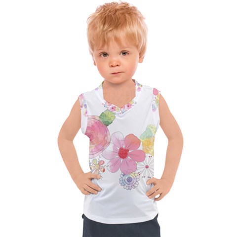 Flower-2342706 Kids  Sport Tank Top by lipli