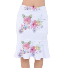 Flower-2342706 Short Mermaid Skirt