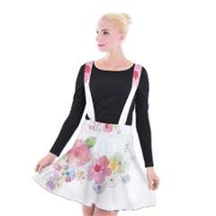 Flower-2342706 Suspender Skater Skirt by lipli