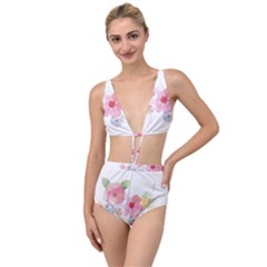 Flower-2342706 Tied Up Two Piece Swimsuit by lipli