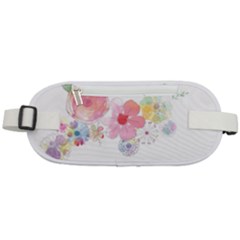 Flower-2342706 Rounded Waist Pouch by lipli