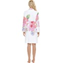 Flower-2342706 Long Sleeve Velvet Robe View4