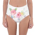 Flower-2342706 Reversible High-Waist Bikini Bottoms View3