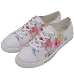 Flower-2342706 Women s Low Top Canvas Sneakers by lipli