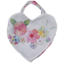 Flower-2342706 Giant Heart Shaped Tote by lipli