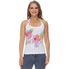 Flower-2342706 Basic Halter Top by lipli