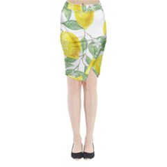 Fruit-2310212 Midi Wrap Pencil Skirt by lipli