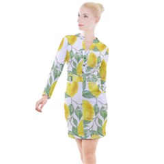 Fruit-2310212 Button Long Sleeve Dress by lipli