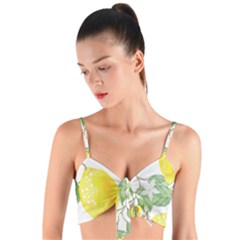 Fruit-2310212 Woven Tie Front Bralet by lipli