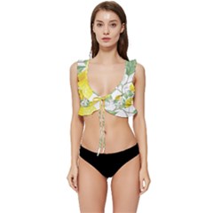 Fruit-2310212 Low Cut Ruffle Edge Bikini Top by lipli