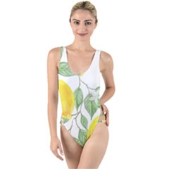 Fruit-2310212 High Leg Strappy Swimsuit by lipli