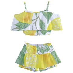 Fruit-2310212 Kids  Off Shoulder Skirt Bikini by lipli