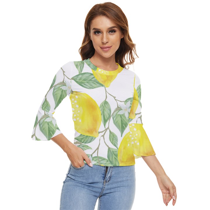 Fruit-2310212 Bell Sleeve Top