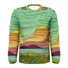 Painting Colors Box Green Men s Long Sleeve T-shirt by Bedest