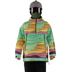 Painting Colors Box Green Men s Ski And Snowboard Waterproof Breathable Jacket by Bedest