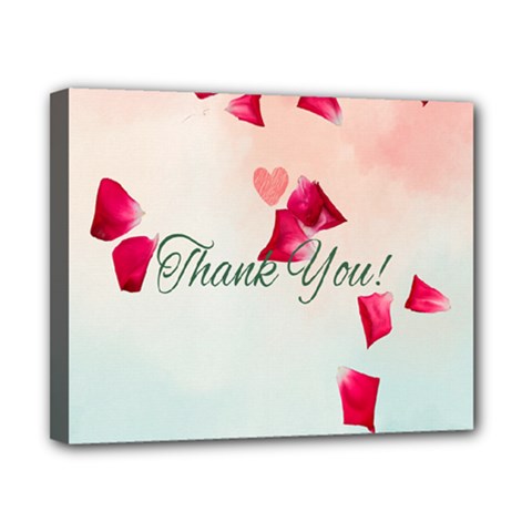 Thank You Design Canvas 10  X 8  (stretched) by lipli